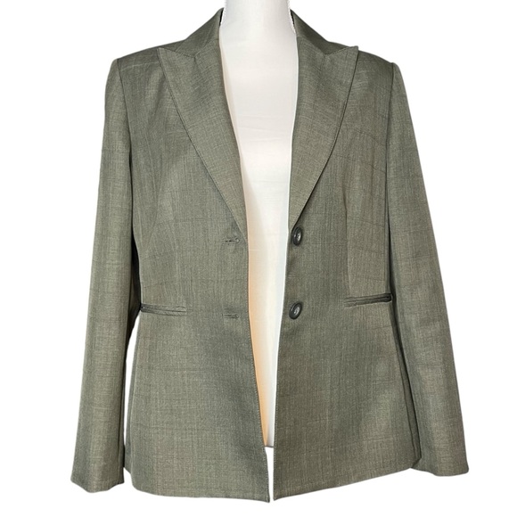 Evan-Picone Suit Women’s Suit Jacket Size 12 Olive Green - Picture 5 of 9